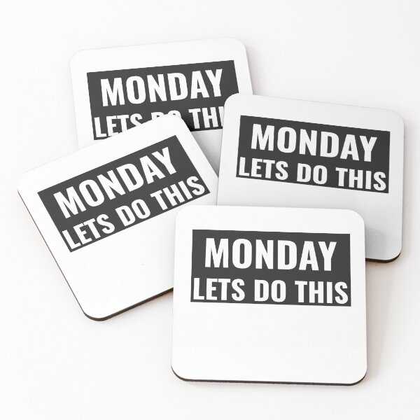 Item preview, MONDAY- lets do this! designed and sold by AllGoodViBesCo.