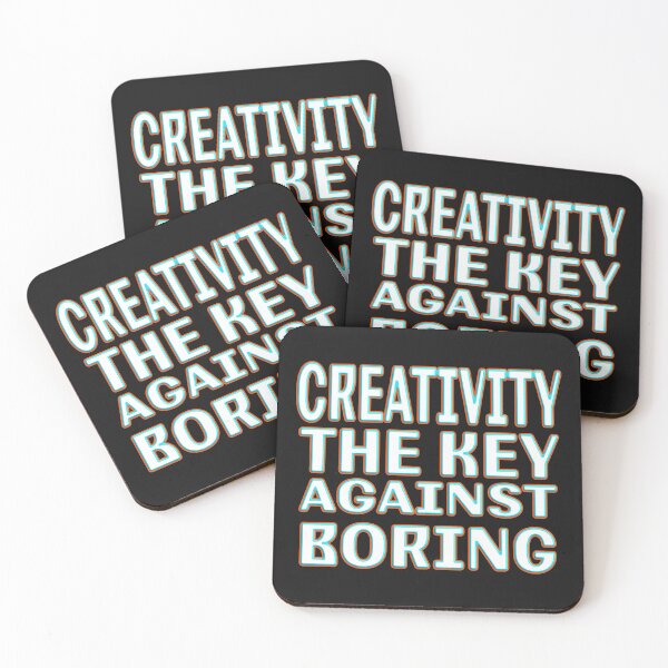 Item preview, CREATIVITY THE KEY AGAINST BORING designed and sold by Ralek.