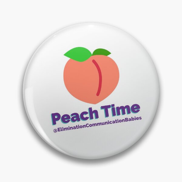 Peach Time Pin