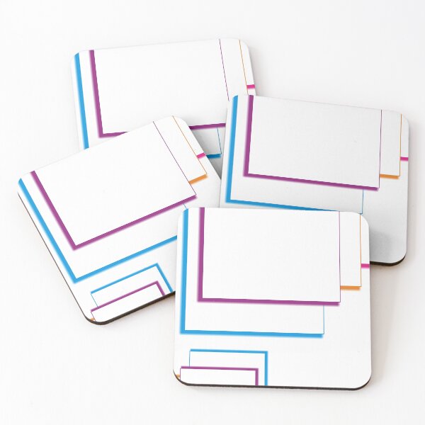 Item preview, 4 Color Square Artistic Style designed and sold by GraphicsUWant.