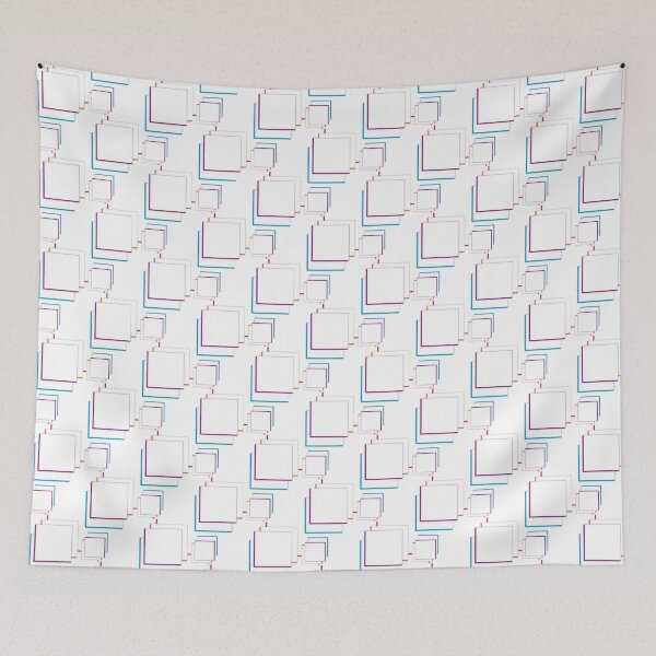 Item preview, 4 Color Square Artistic Style designed and sold by GraphicsUWant.