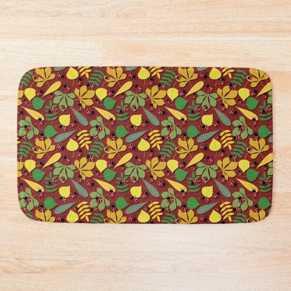 Item preview, ladybugs and leaves designed and sold by kle555.