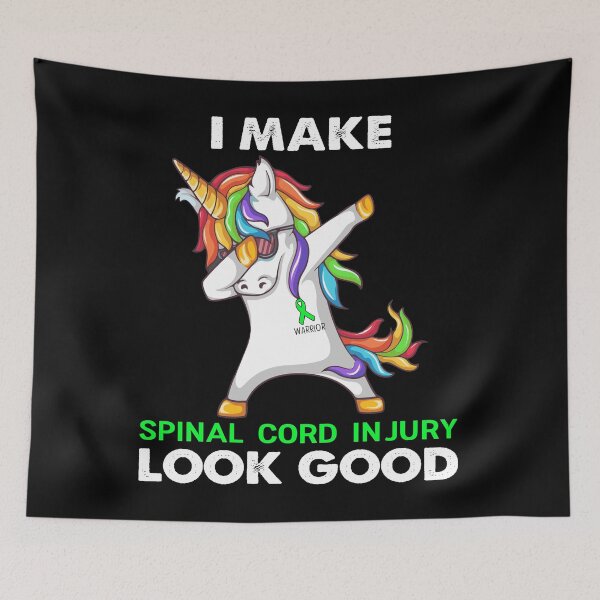 Item preview, I Make Spinal Cord Injury Look Good Cute Unicorn Dabbing designed and sold by heppenp.