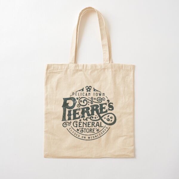 Pierres General Store Logo Cotton Tote Bag