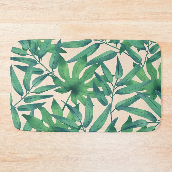 Item preview, Tropical leaves in pink designed and sold by therighttee1.