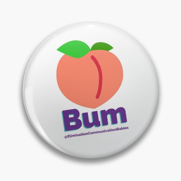 Peach Bum Pin