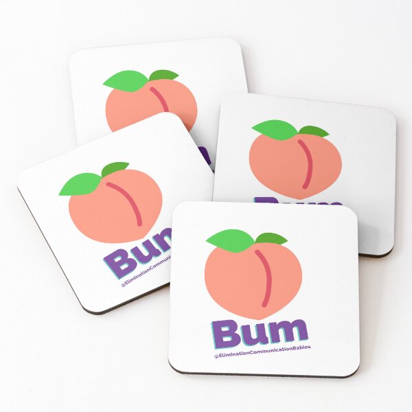 Peach Bum Coasters