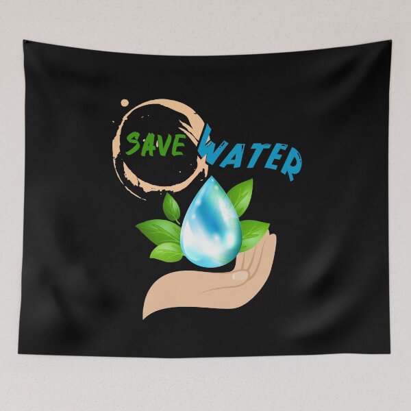 Item preview, Save Water, Water is Life, World Water Day 2021 designed and sold by ZaydounStark.