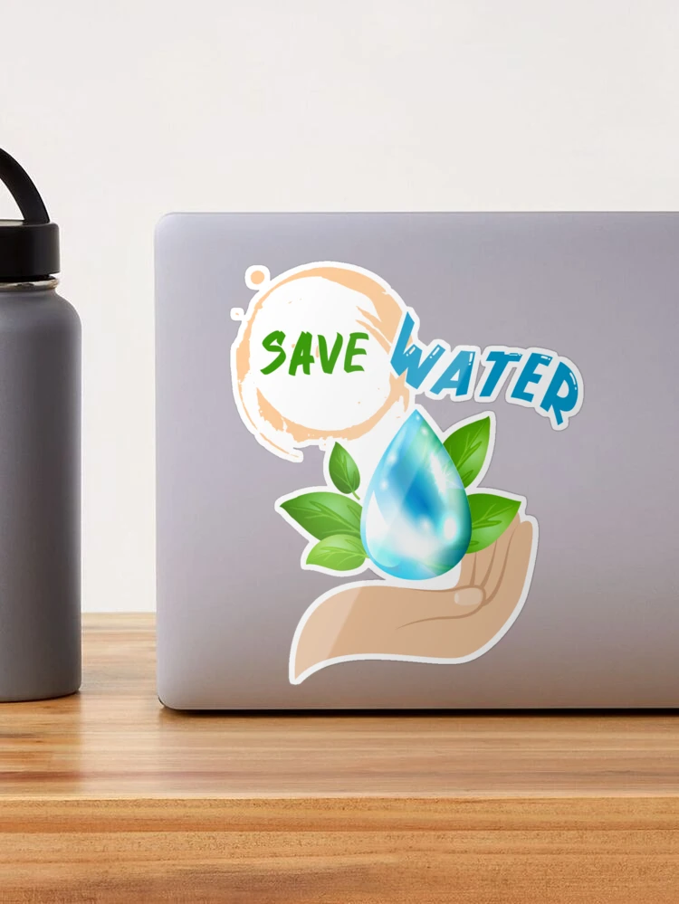 Save The World: Use Reusable Water Bottles Sticker for Sale by