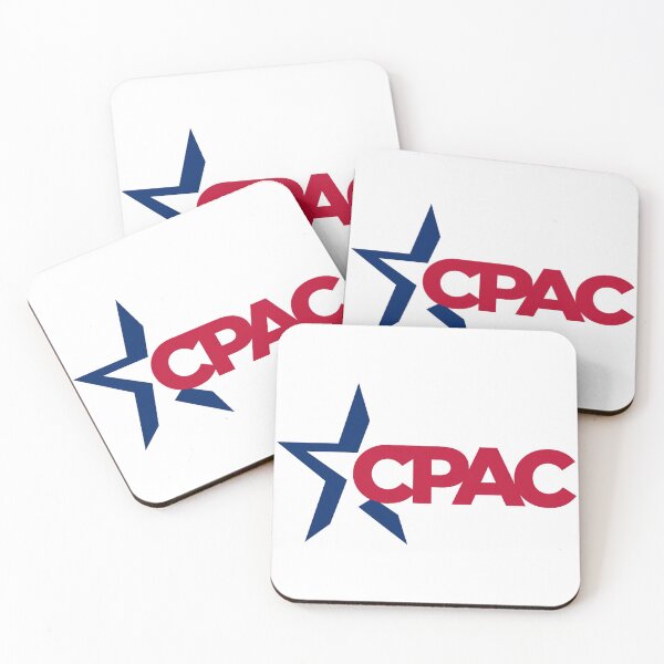 Item preview, Cpac 2021 t-shirt and mask logo red blue designed and sold by wiggy38.