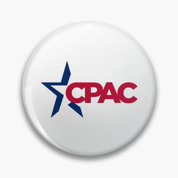 Item preview, Cpac 2021 t-shirt and mask logo red blue designed and sold by wiggy38.