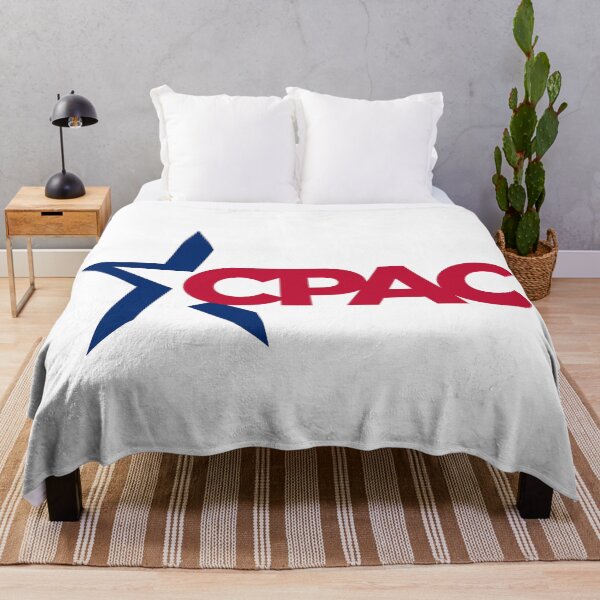Item preview, Cpac 2021 t-shirt and mask logo red blue designed and sold by wiggy38.