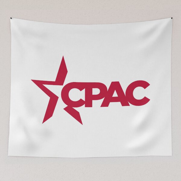 Item preview, Cpac 2021 t-shirt and mask logo red designed and sold by wiggy38.