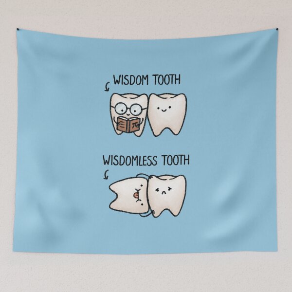 Item preview, Wisdom Tooth and Wisdomless Tooth designed and sold by drawforpun.