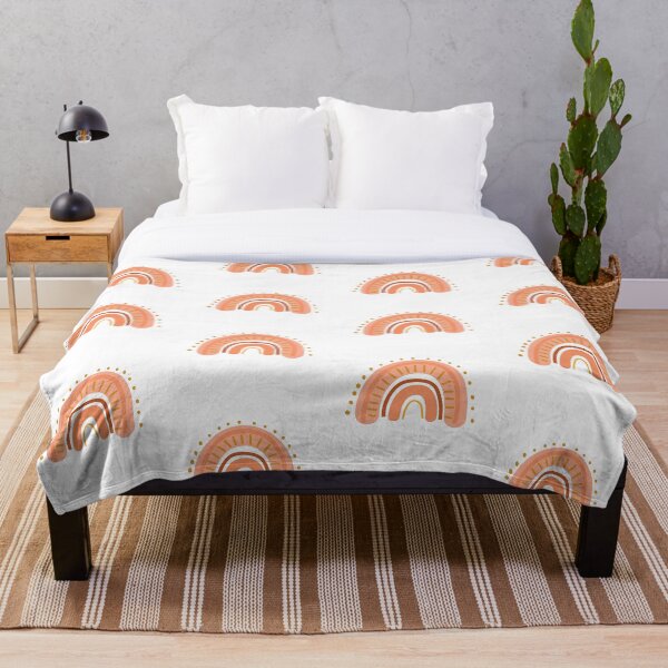 Item preview, Arco Iris Estético Bohemio Con Sedona Puntos Sobre Fondo Blanco designed and sold by DesignLabMedia.