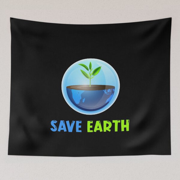 Item preview, Save Earth, World Environment Day 2021 designed and sold by ZaydounStark.