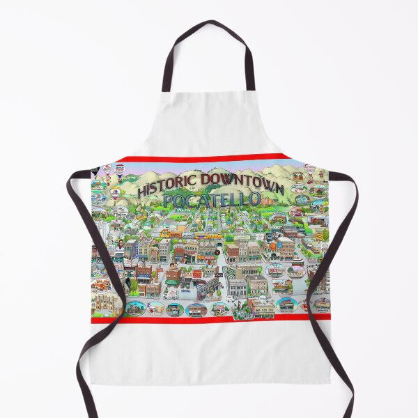 Item preview, Pocatello Idaho Map designed and sold by Jon Hanley.