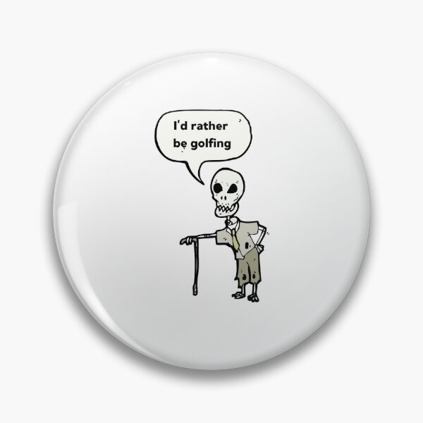 Item preview, Golf skeleton designed and sold by HBThoughts.