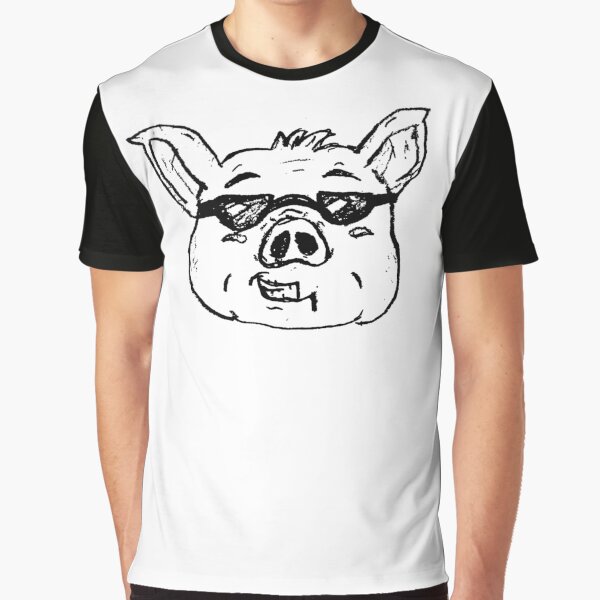 Item preview, Pig with Sunglasses designed and sold by NobodysHero.