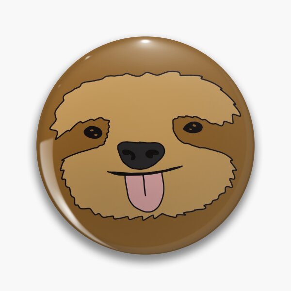 Item preview, Cheeky Chappy Sloth Face designed and sold by itschloecleary.