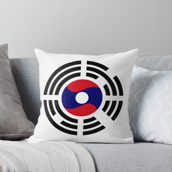 Item preview, Korean Laotian Multinational Patriot Flag Series designed and sold by Carbon-Fibre Media.