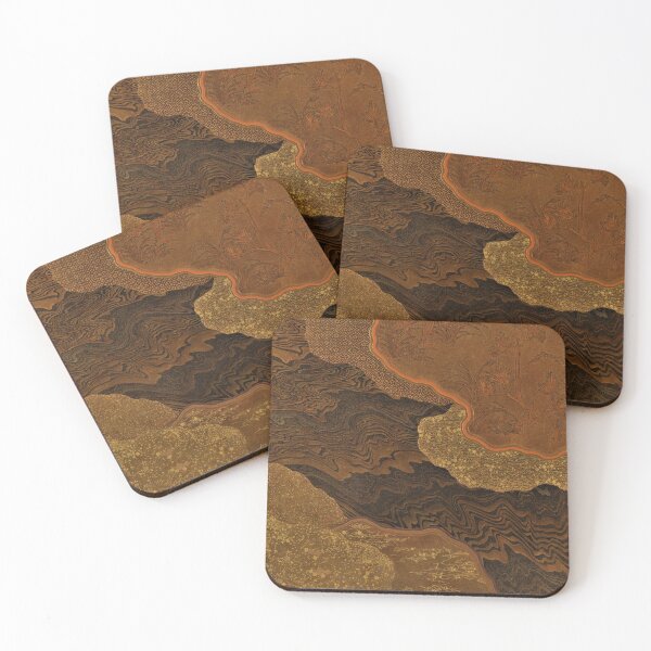 Item preview, Gold-brown-orange structures designed and sold by SEEMUELLER.