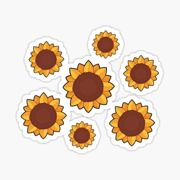 Sunflowers Sticker