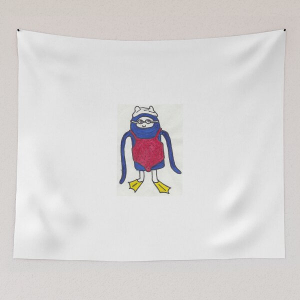 Item preview, Little Swimmer Character  designed and sold by NoonFruit.