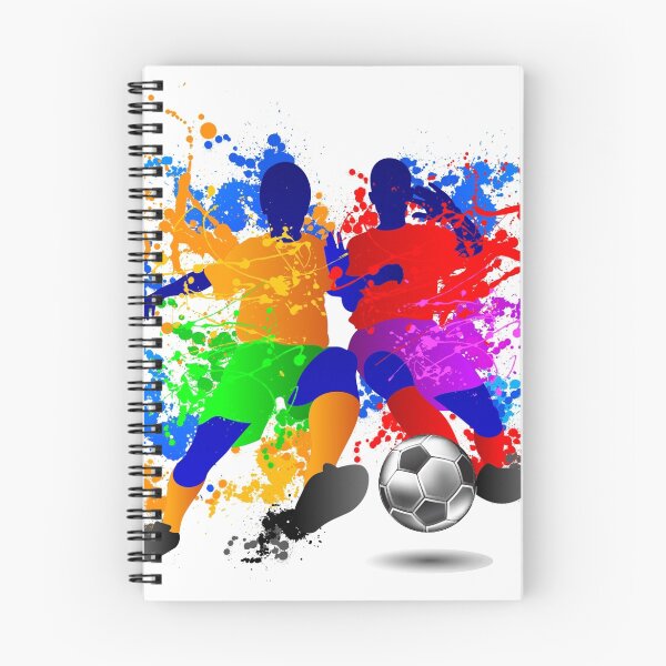 Item preview, Soccer players dribble paint splash designed and sold by lovingangela.