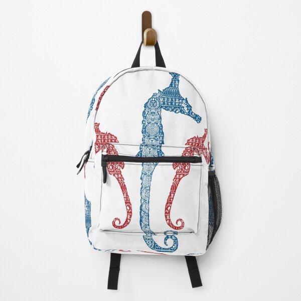 Item preview, Polynesian Hawaiian Patterned Seahorses designed and sold by pelagio.