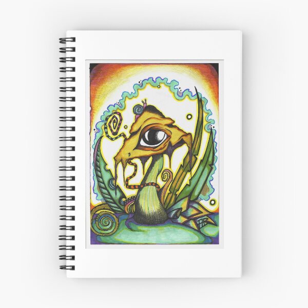 Item preview, Trippy mushroom scene designed and sold by Hippibiskit.