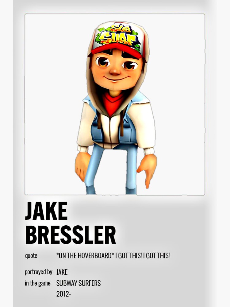 Jake Subway Surfer Pin for Sale by hoobitiewhatie