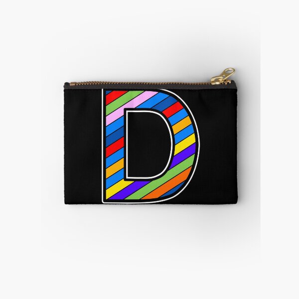 Item preview, Letter D (striped) designed and sold by artfulnotebook.