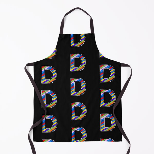 Item preview, Letter D (striped) designed and sold by artfulnotebook.