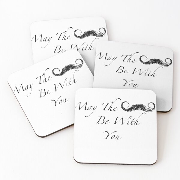 Item preview, May The Moustache Be With You designed and sold by PebblesPrint.