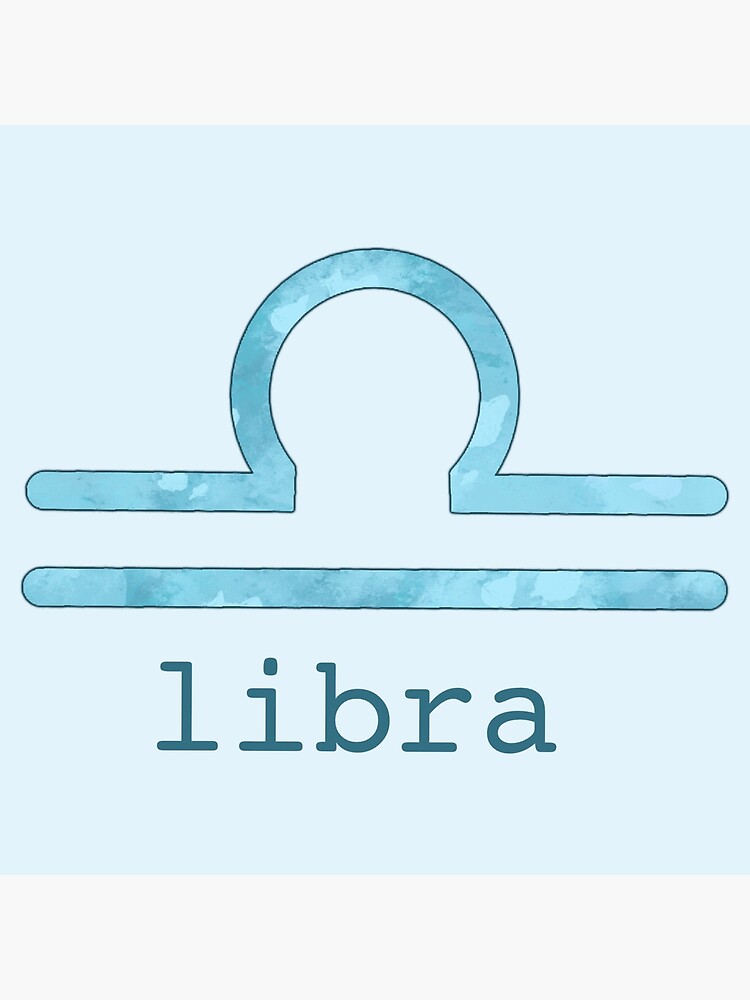 Libra Zodiac Poster