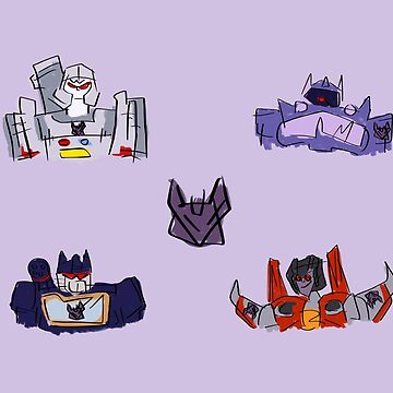 Trans Formers Bad Guys Deceptions Megatron, Shockwave, Soundwave