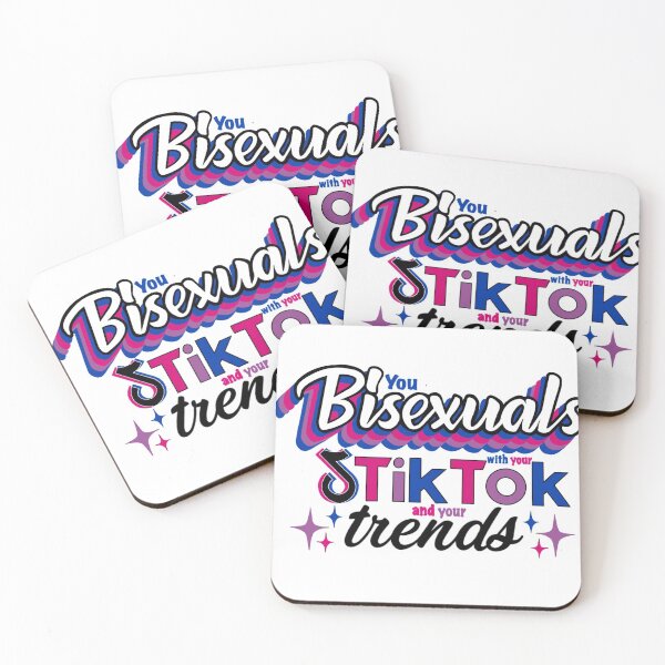 Item preview, You Bisexuals With Your Tiktok And Your Trends Sticker designed and sold by jennamarie30.