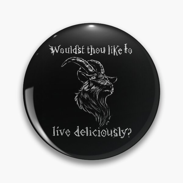 Item preview, Black Phillip - Live Deliciously designed and sold by DugMcFug.