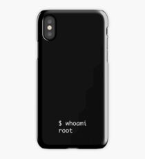 Who am I? Root. iPhone Case