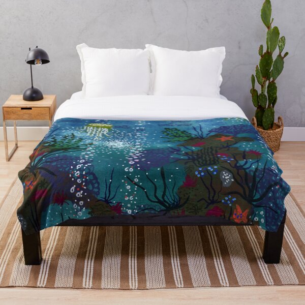 Item preview, Bajo el mar con plantas, peces, medusas designed and sold by NoonFruit.