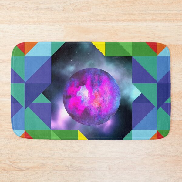 Item preview, Trippy Geometric Wormhole Planet Pattern designed and sold by DansDankDesigns.