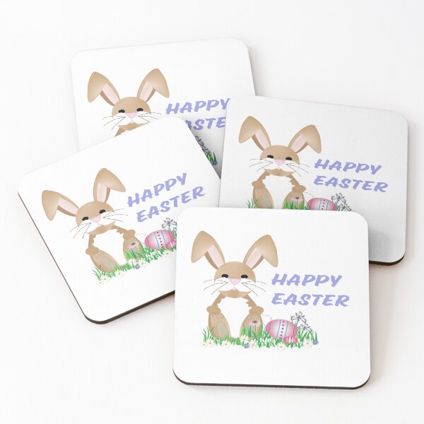 Item preview, Happy Easter with Bunny designed and sold by jerankin.