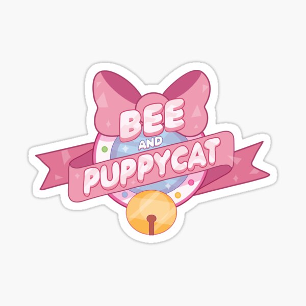 Bee and Puppycat Logo Sticker
