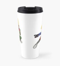 Fox and Falco StarFox Melee Design Travel Mug