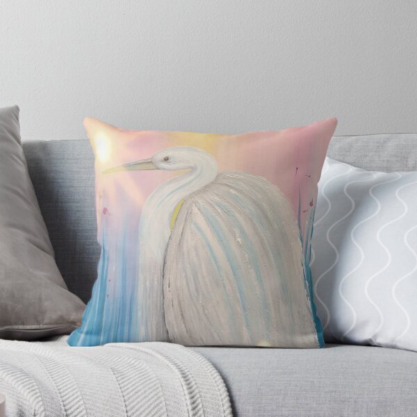 Item preview, Origingal acrylic egret by Victoria Lynn designed and sold by vickyhall.