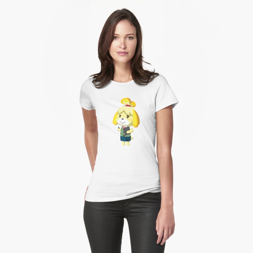 Download "Isabelle Animal Crossing New Leaf Vector Print" Womens T ...