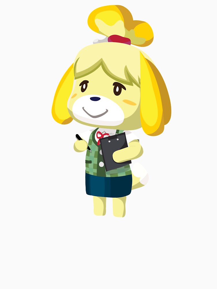 Download "Isabelle Animal Crossing New Leaf Vector Print" Tank Top ...