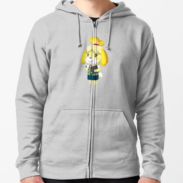 Download "Isabelle Animal Crossing New Leaf Vector Print" Zipped Hoodie by niymi | Redbubble