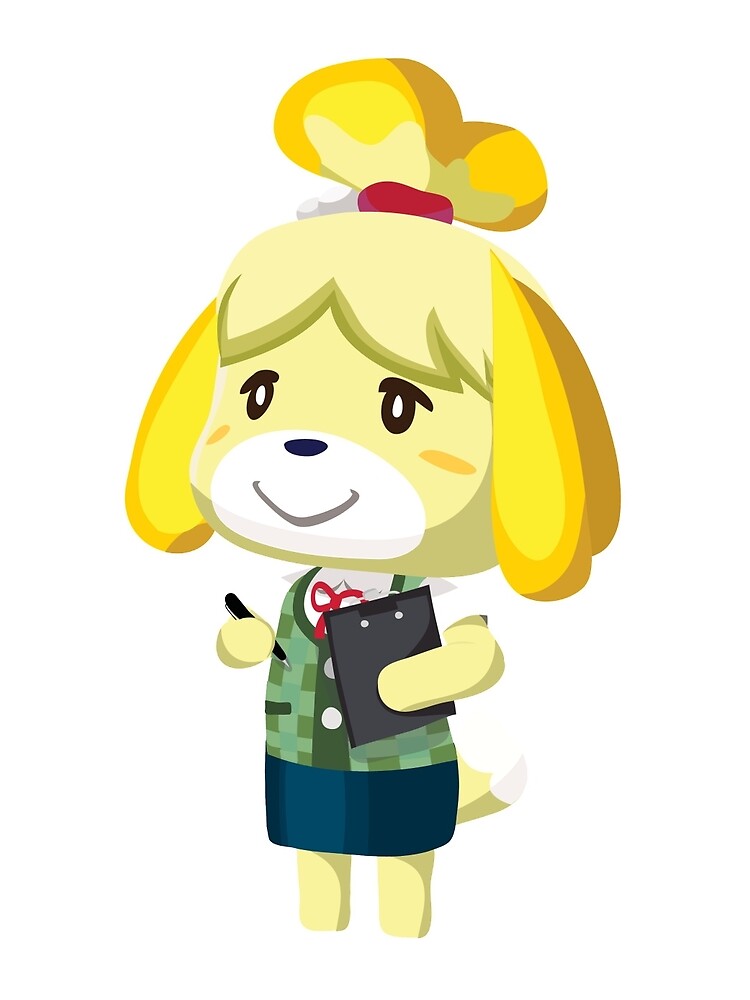 Download "Isabelle Animal Crossing New Leaf Vector Print" Drawstring Bag by niymi | Redbubble